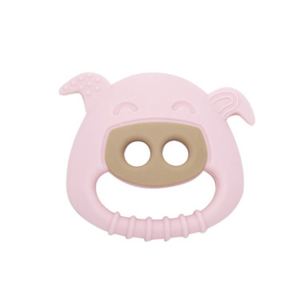 Marcus & Marcus Mordedor Porquinho Silicone Rosa