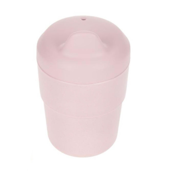 Olmitos Copo Silicone com Tampa Rosa