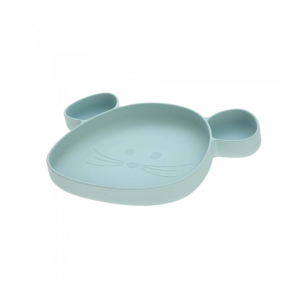 Olmitos Prato Silicone Rato Azul