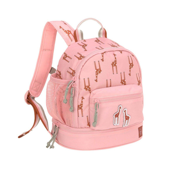 Lassig Mini Mochila Safari Giraffe Rosa