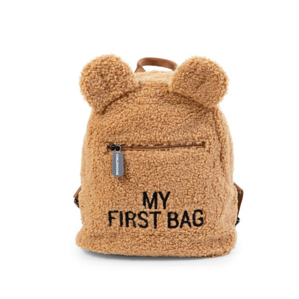 Childhome Mochila My First Bag Teddy Camel CWKIDBT