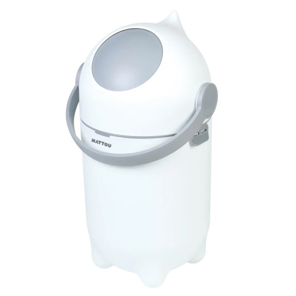 Nattou Dropy Balde Fraldas Branco/Cinza