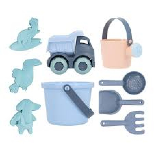 Monneka Set Brinquedos Praia Balde Azul