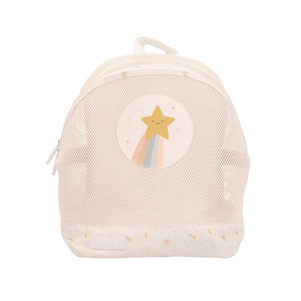 Monneka Mochila Praia Anti-Areia Salmão Estrela