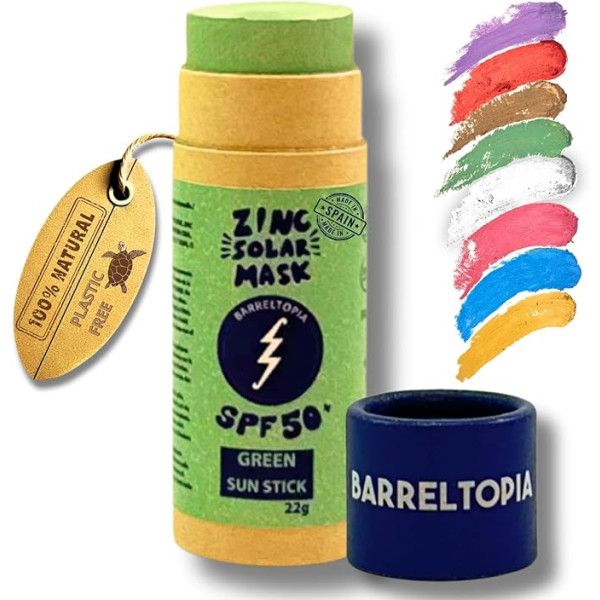 Barreltopia Protección Solar Stick Verde FPS 50+