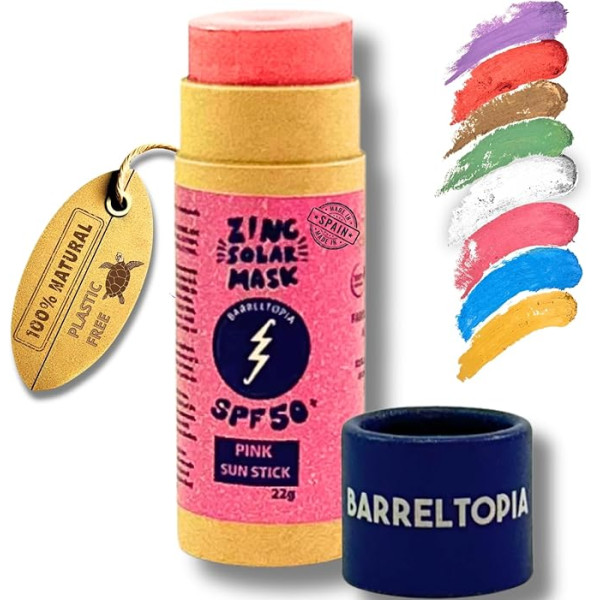 Barreltopia Protección Solar en Barra Rosa SPF 50+
