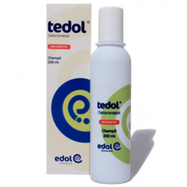 Tedol, 20 mg/g-120 mL x 1 champô frasco