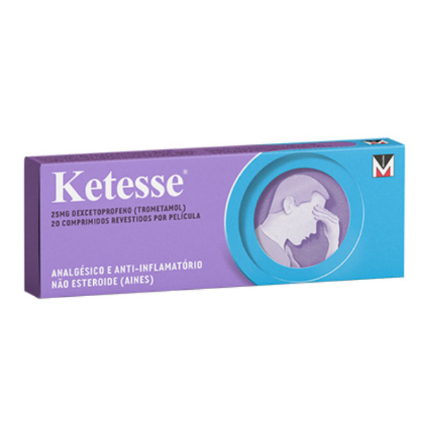 Ketesse, 25 mg x 20 comp rev