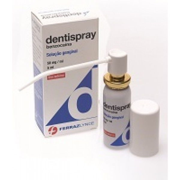 Dentispray, 50 mg/mL-5 mL x 1 sol dent