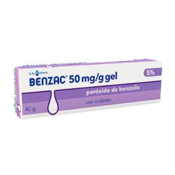 Benzac 5, 50 mg/g-40 g x 1 gel bisnaga