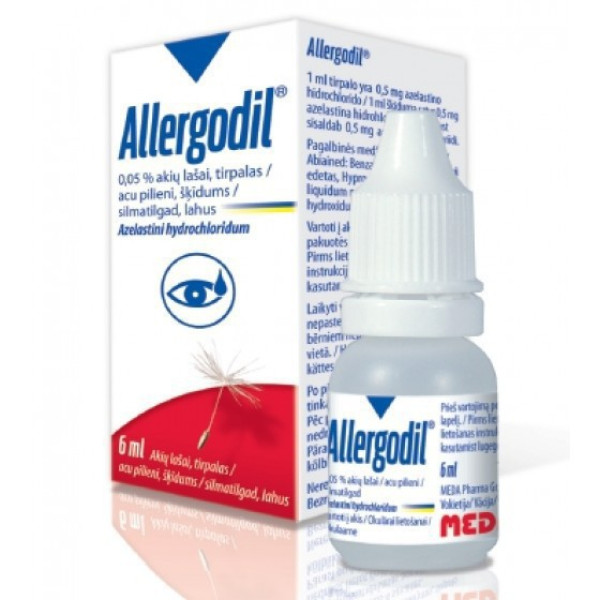 Allergodil, 0,5 mg/mL-6 mL x 1 sol col