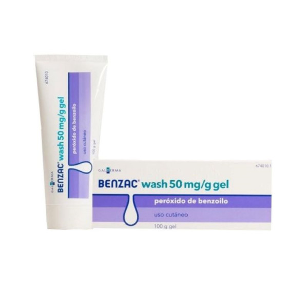 Benzac Wash 5, 50 mg/g-100 g x 1 gel bisnaga