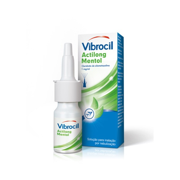 Vibrocil Actilong Mentol, 1 mg/mL-10 mL x 1 sol inal neb mL