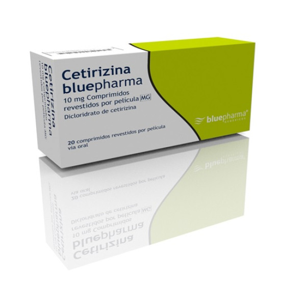 Cetirizina Bluepharma MG, 10 mg x 20 comp rev