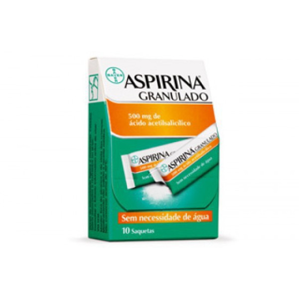 Aspirina 500 mg Granulado, 500 mg x 10 gran