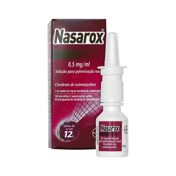 Nasarox, 0,5 mg/mL-15 mL x 1 sol pulv nasal