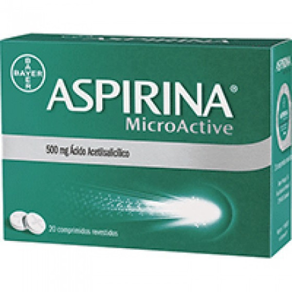 Aspirina Microactive, 500 mg x 20 comp rev