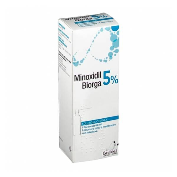 Minoxidil Biorga, 50 mg/mL x 1 sol cut