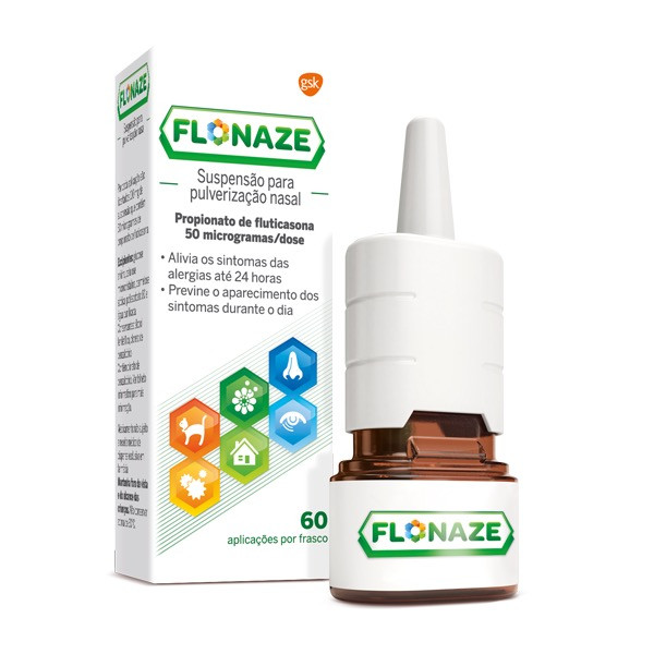 Flonaze (60 doses), 50 mcg/dose x 1 susp pulv nasal