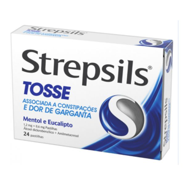 Strepsils Tosse, 1,2/0,6 mg x 24 pst