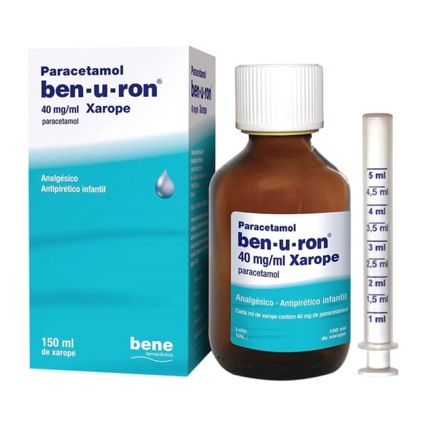 Paracetamol ben-u-ron, 40 mg/mL-150 mL x 1 xar mL