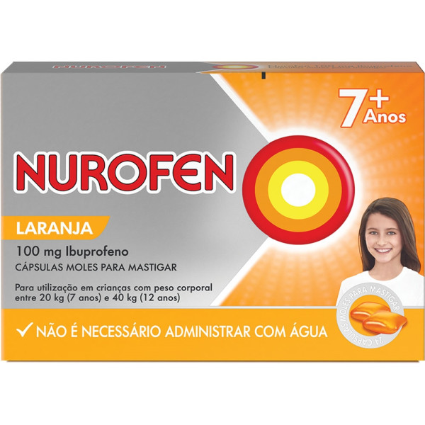 Nurofen, 100 mg x 24 cáps mole p/mastigar