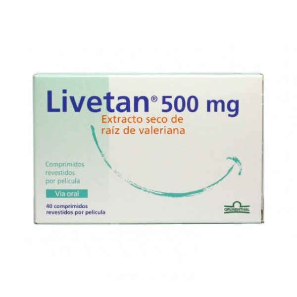Livetan, 500 mg x 40 comp rev