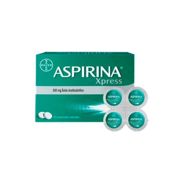 Aspirina Xpress, 1000 mg Fita termossoldada 12 Unidade(s) Comp revest