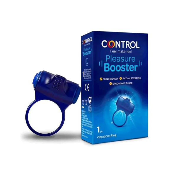 Control Pleasure Booster Anel Vibratorio
