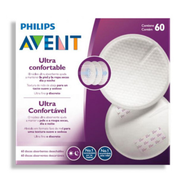Philips Avent Ultra Confort Discos Amamentação X 60