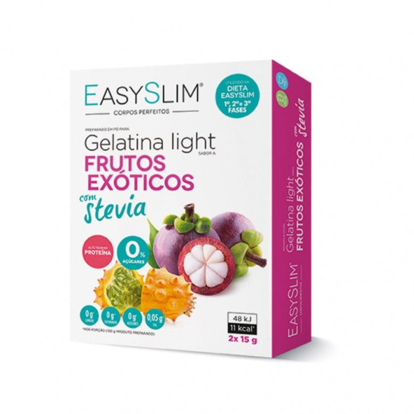 Easyslim Gelatina Lg Frut Ex Stev Saq X2