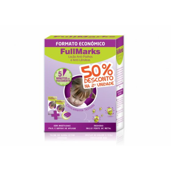Fullmarks Locao Piolhos/Lendes100ml duo +50% Desconto