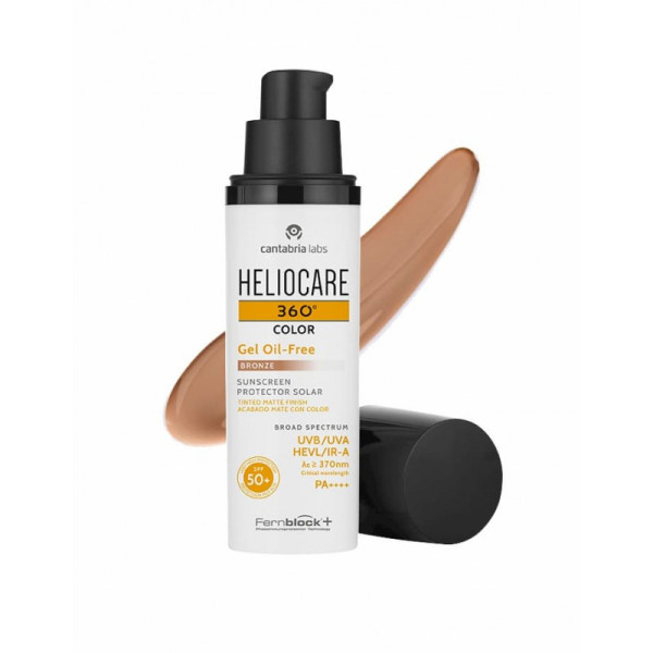 Heliocare 360º Color Gel Oil <mark>F</mark>ree SPF50+ Cor Bronze 50ml