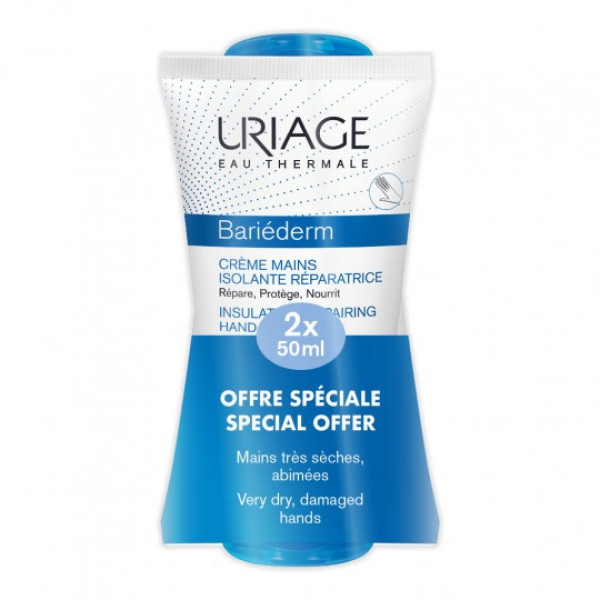 Uriage Bariéderm Duo Creme de mãos 2 x 50 ml