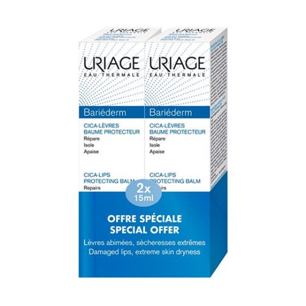 Uriage Bariederm Bálsamo Labial 15ml X 2