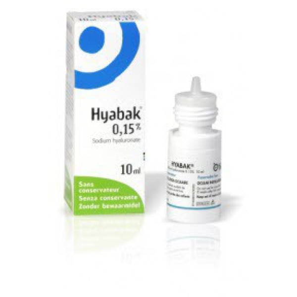 Hyabak Hipotonico Sol Lentes/Olhos 10ml