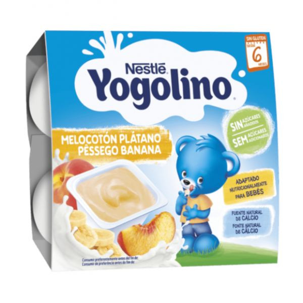 Yogolino Pessego/Banana 4x100g 6m+