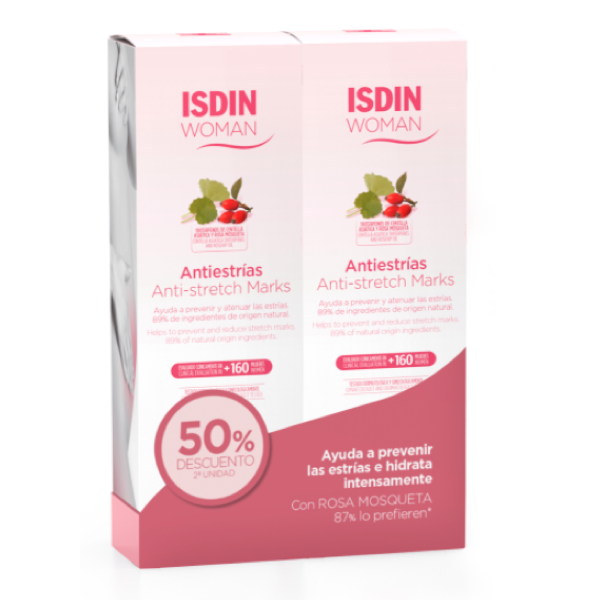 ISDIN WOMAN ANTI STRETCH 2X250ML DTO 2U