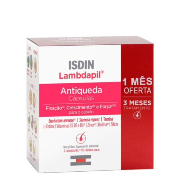 Lambdapil Antiqueda 180 Cápsulas Oferta 1mês