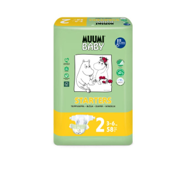 Muumi Fralda T2 3-6kg X58,  
