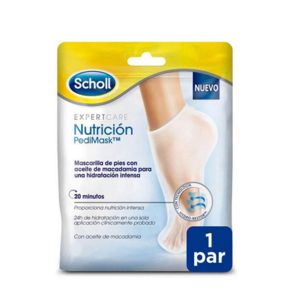 Scholl Pedimask Máscara de Pés - 1 Par