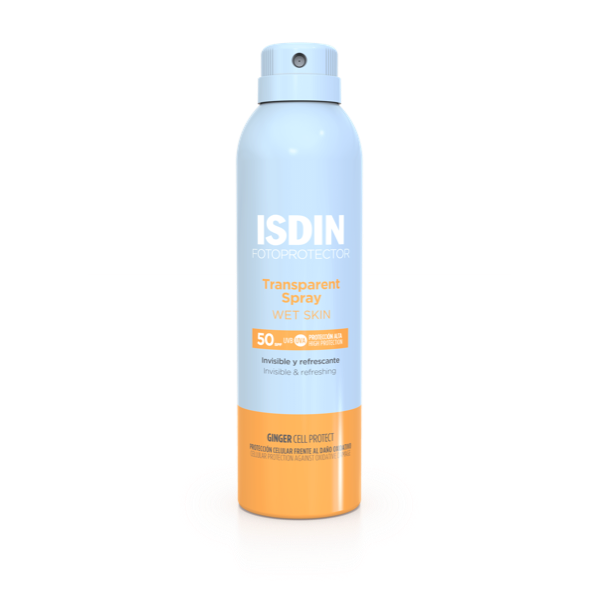 ISDIN <mark>F</mark>OTOPROTECTOR TRANSPARENT SPRAY WET SKIN SPF50 250ML