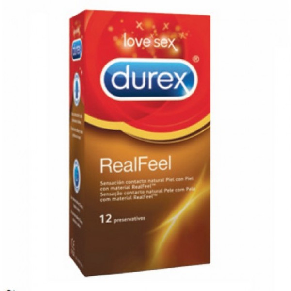 Durex Real <mark>F</mark>eel Preservativo  X12