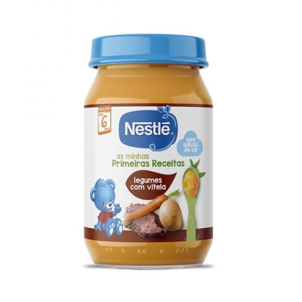 Nestle Boiao Legumes Vitela 190G 6M+