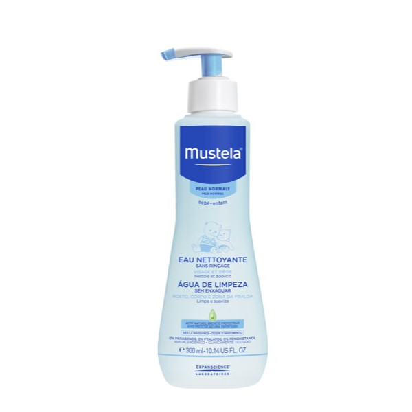 Mustela Água de Limpeza Sem Enxaguamento 300ml
