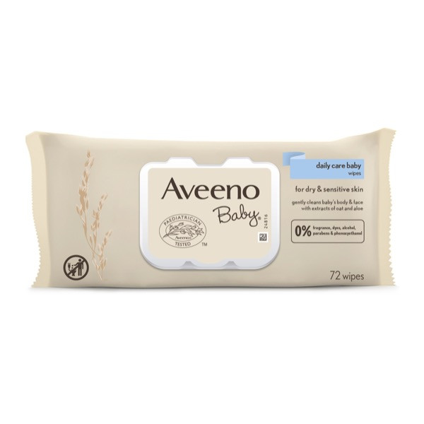 Aveeno Toalhitas Baby x 72 unidades