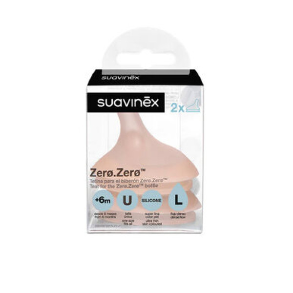 Suavinex Zerozero Tet Sil Colicas L X2