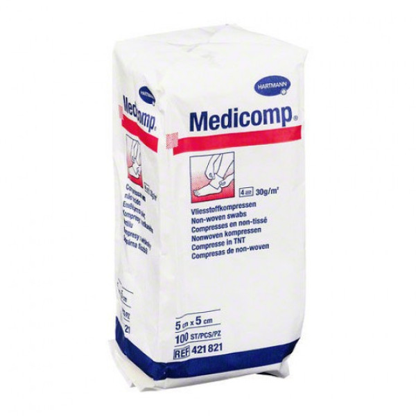 Medicomp Compressas 5x5 Cm X 100 compressas