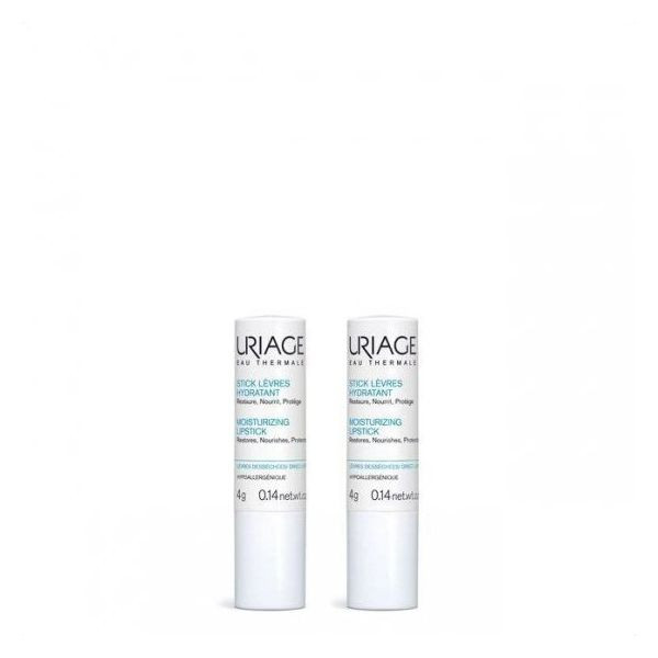 Uriage Eau Thermale Duo Stick labial hidratante 2 x 4 g Edição especial