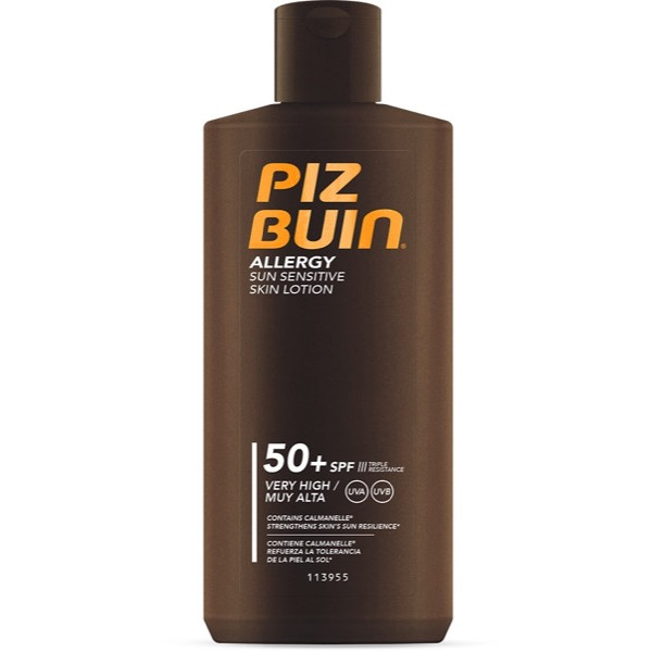 PIZ BUIN ALLERGY <mark>F</mark>PS50+ LOÇÃO PELE SENSÍVEL AO SOL 200 ml